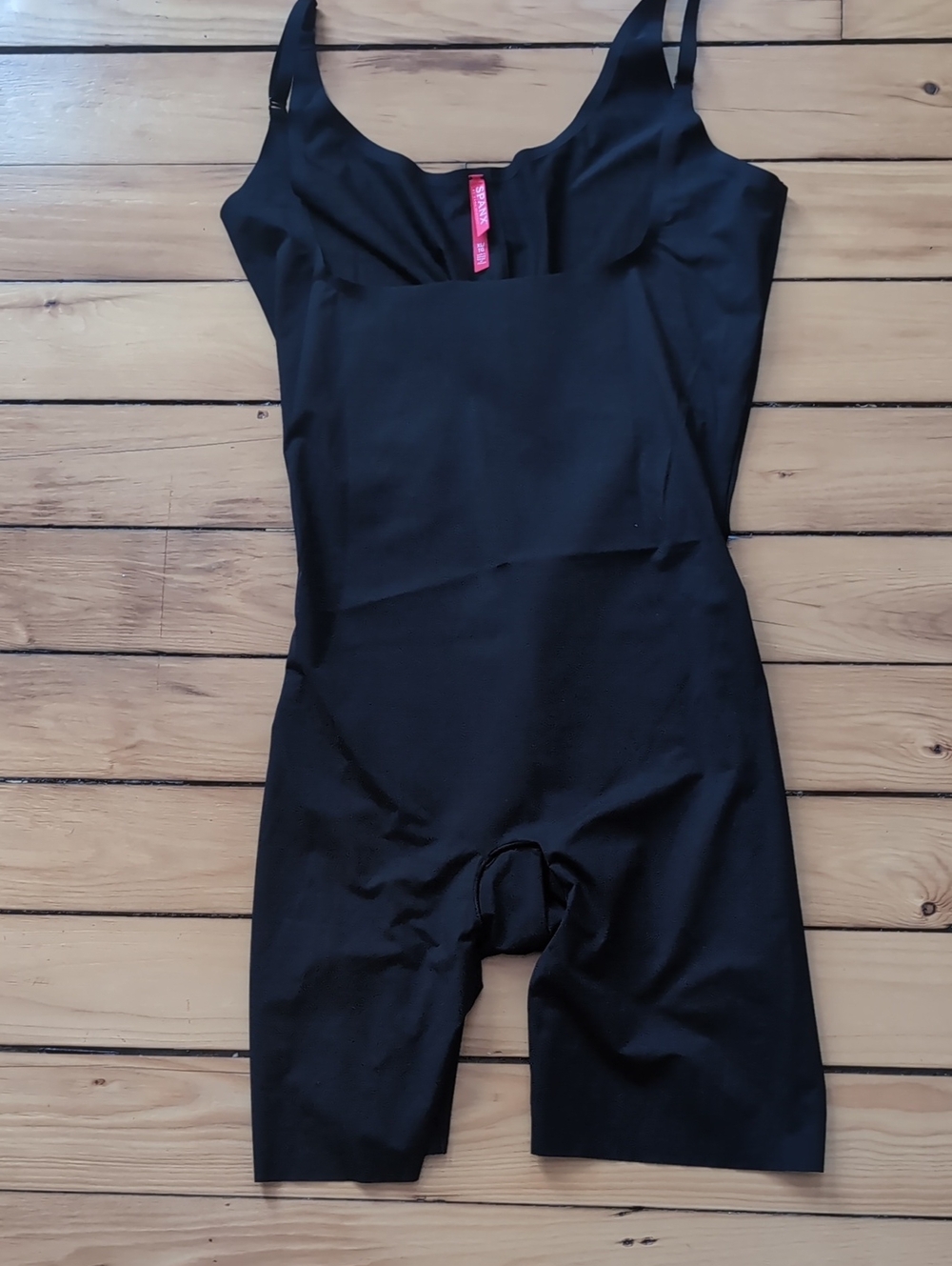 Spanx Women's SPANXshape Invisible Open-Bust Mid-Thigh Bodysuit XL